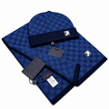 L Blue Checkered Set