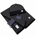 L Black & Gray Plaid Suit