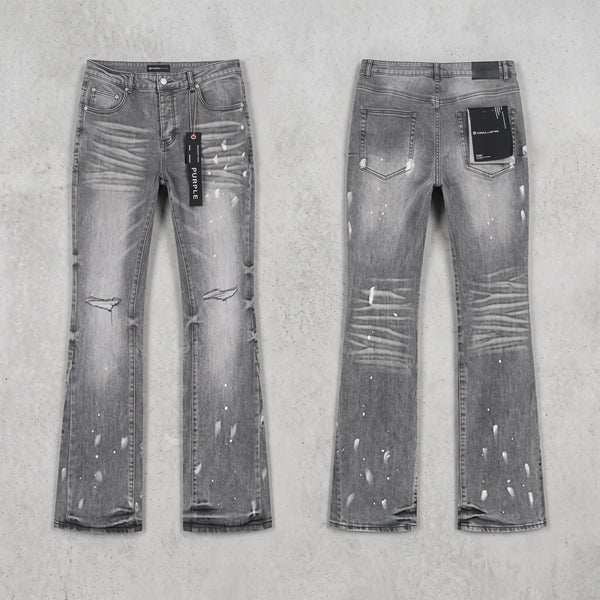 Purple Flared Jeans